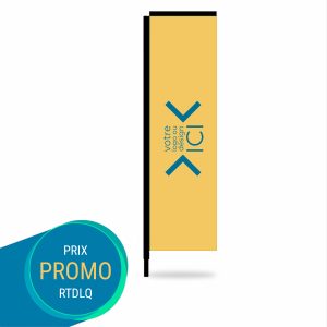 Drapeau plume - Rectangulaire (personnalisé)