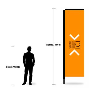 Drapeaux plume - Rectangulaire – Image 5