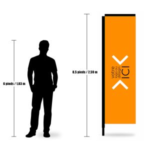 Drapeaux plume - Rectangulaire – Image 4